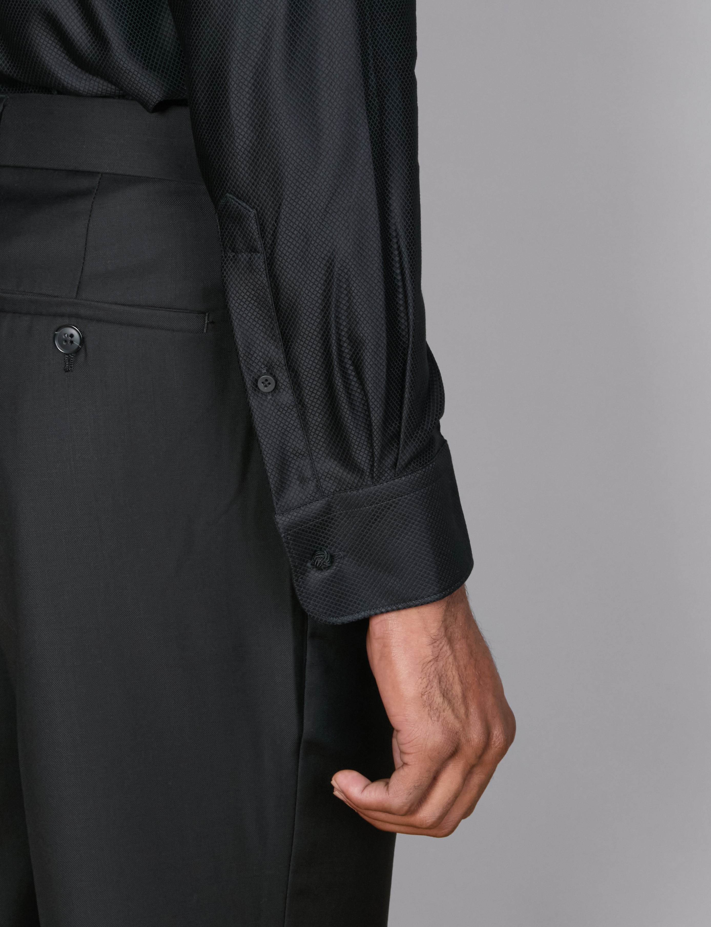 BOTTONE NERO EVENING SLIM FIT SHIRT