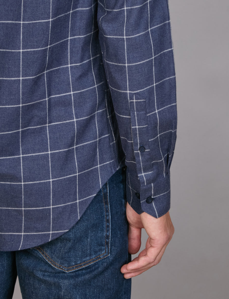 Highland Peached Check Slim Fit Shirt