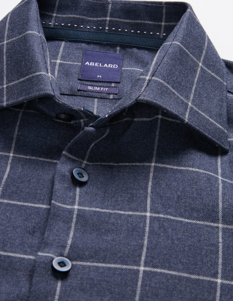 Highland Peached Check Slim Fit Shirt