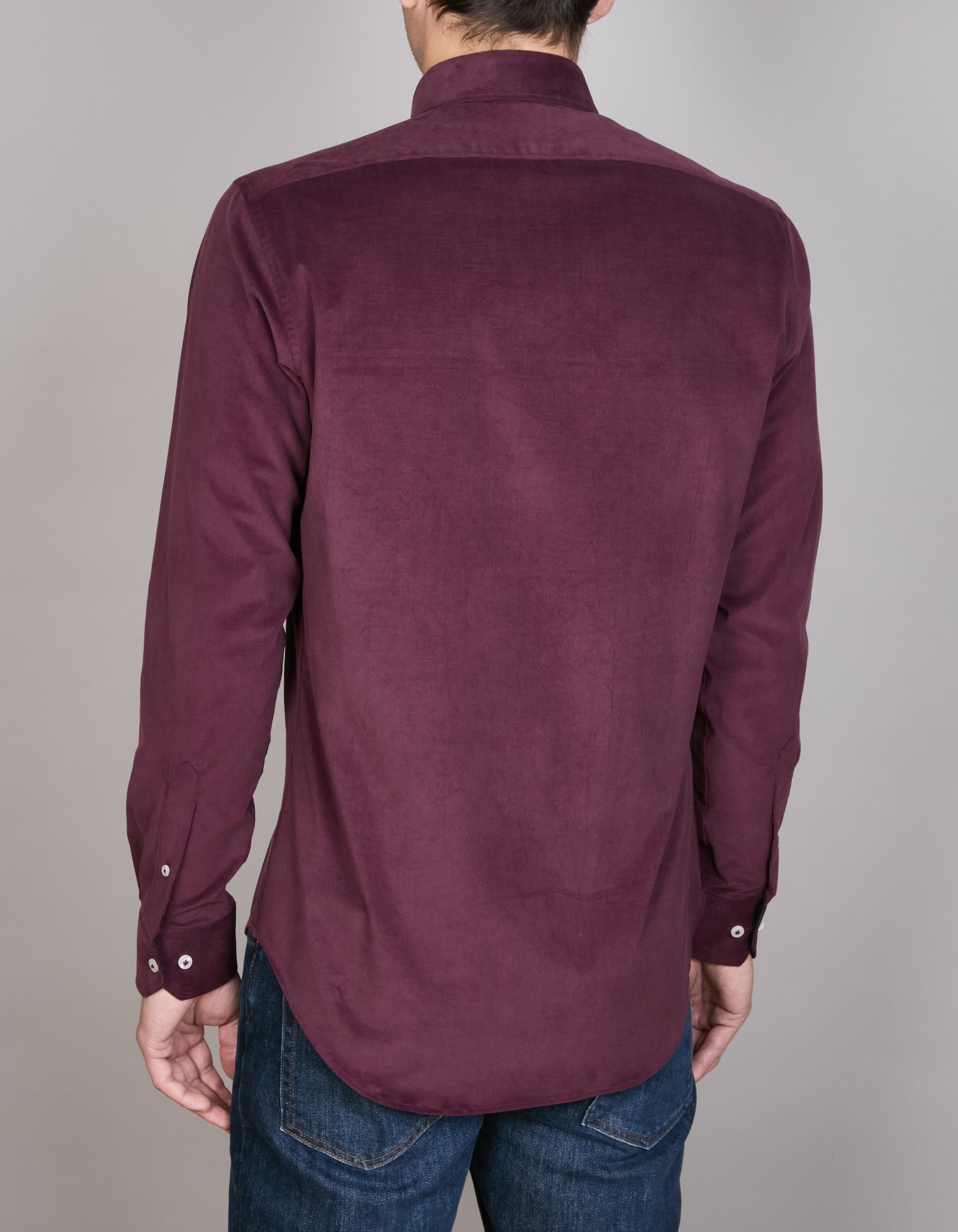 FINE STRETCH BABY CORD SLIM FIT SHIRT