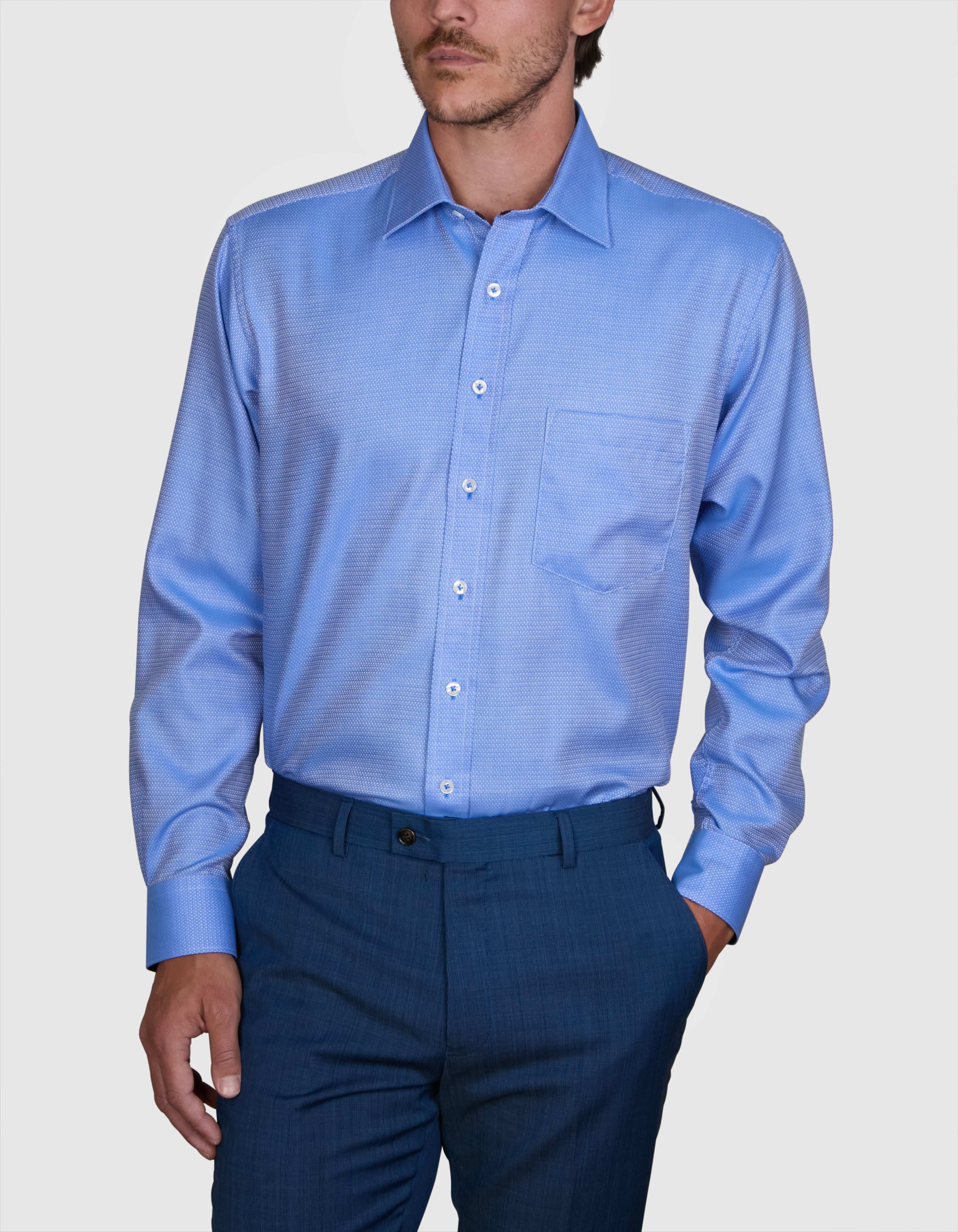 DODICI DIAMOND DOBBY CLASSIC FIT SHIRT