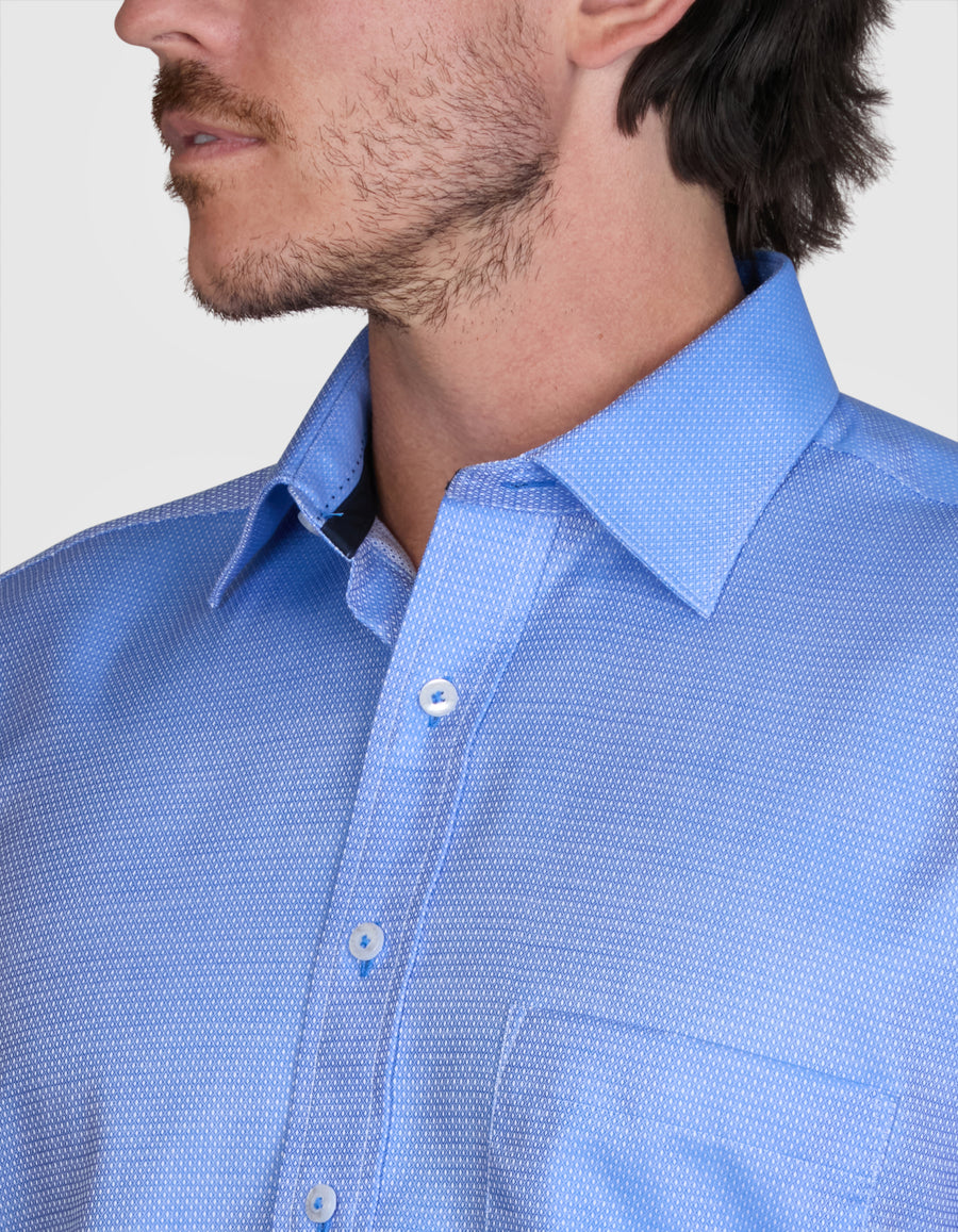 DODICI DIAMOND DOBBY CLASSIC FIT SHIRT