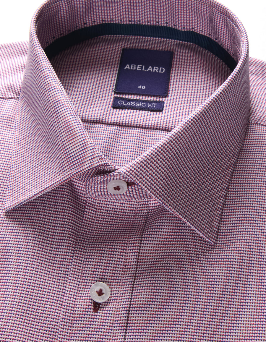 PIAGGI PUPPYTOOTH TWILL CLASSIC FIT SHIRT