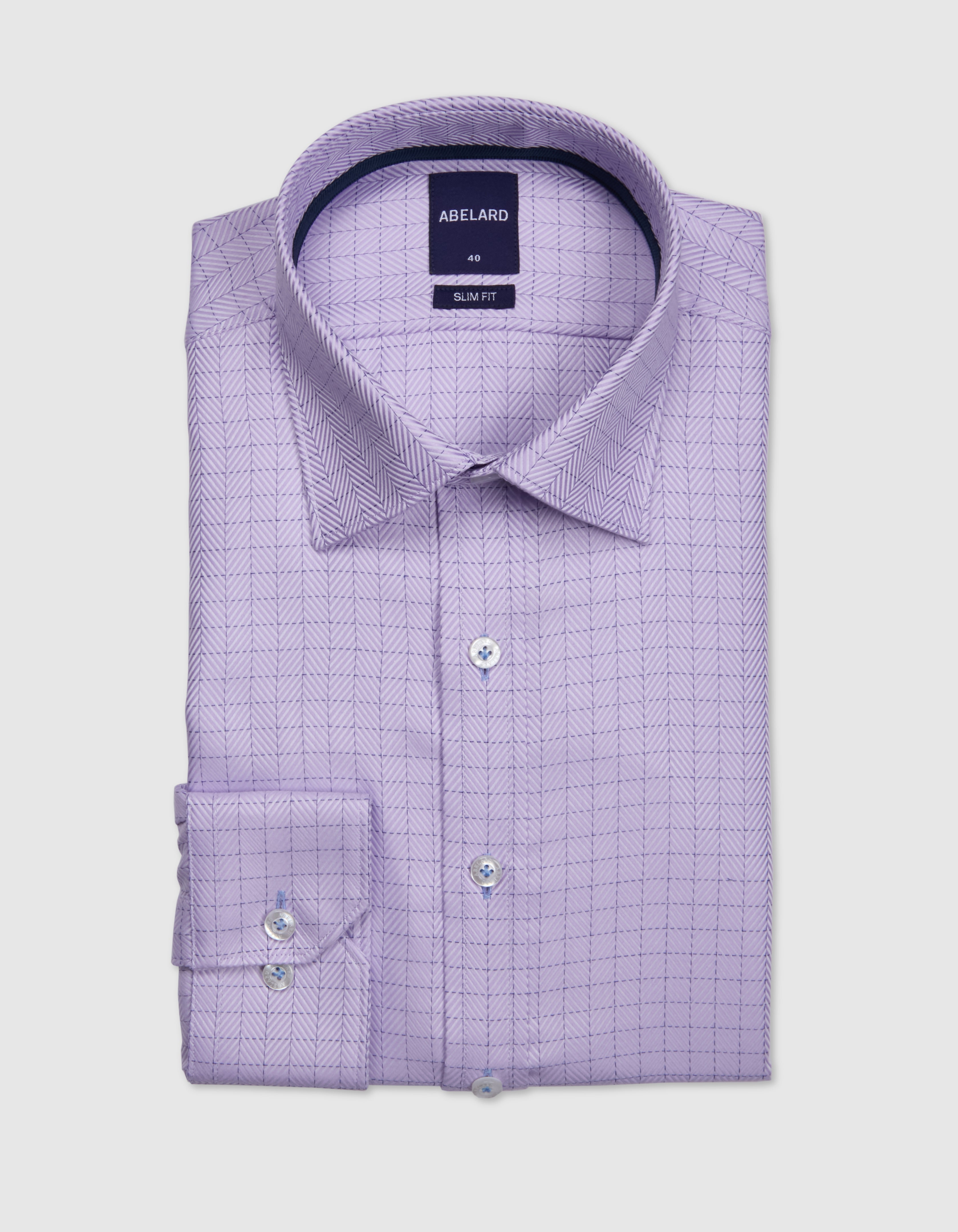 TONDI TWILL CHECK SLIM FIT SHIRT