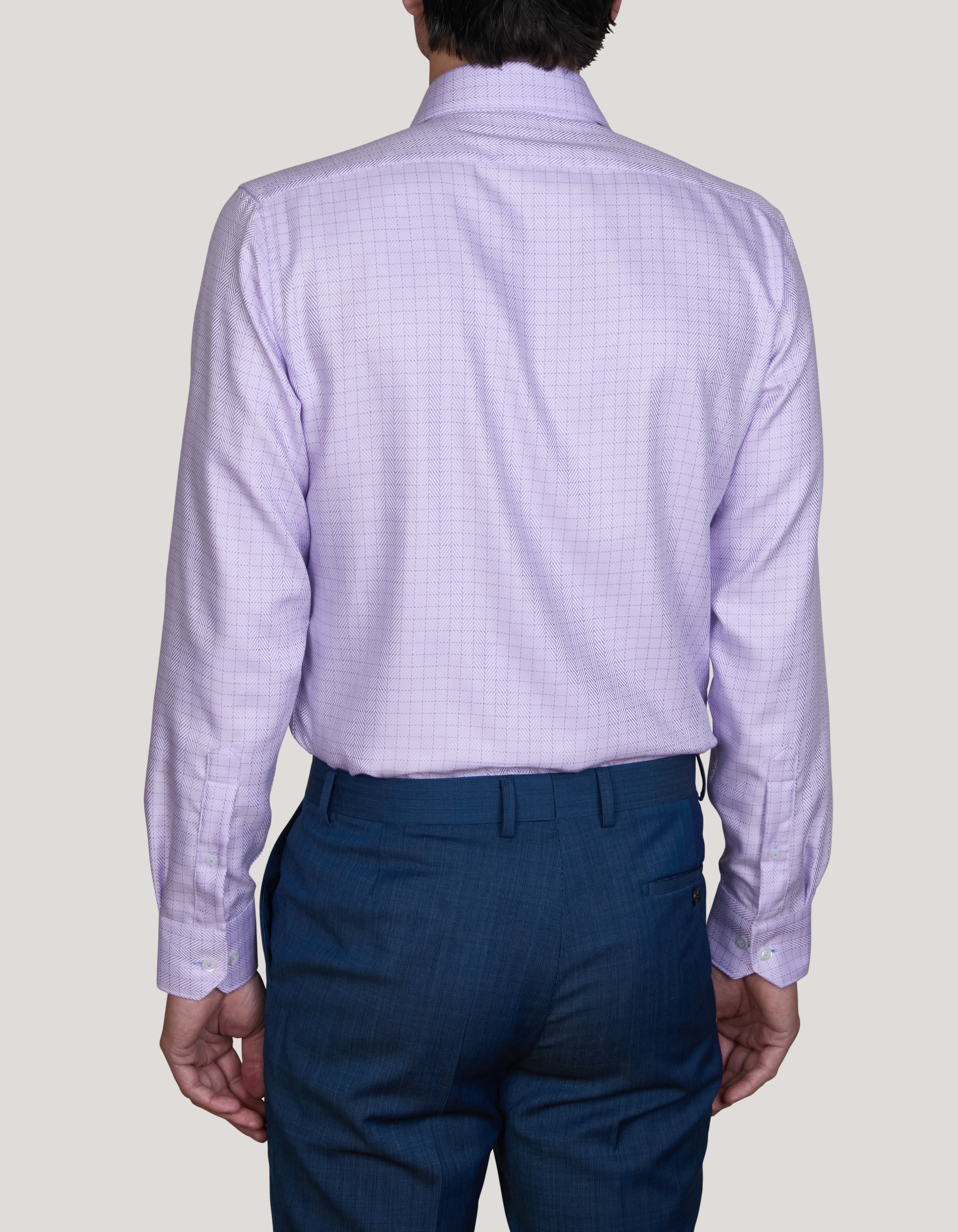 TONDI TWILL CHECK SLIM FIT SHIRT