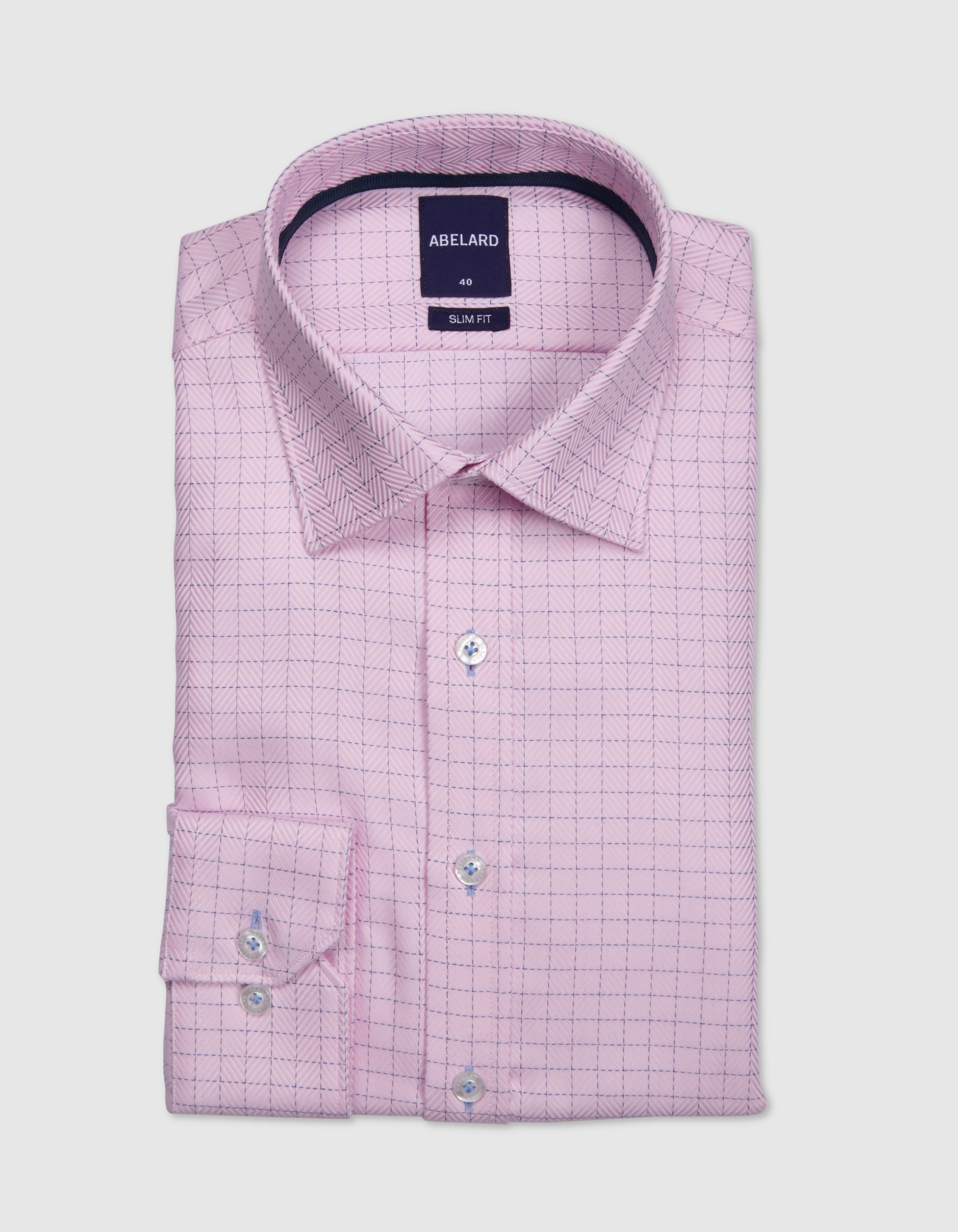 TONDI TWILL CHECK SLIM FIT SHIRT