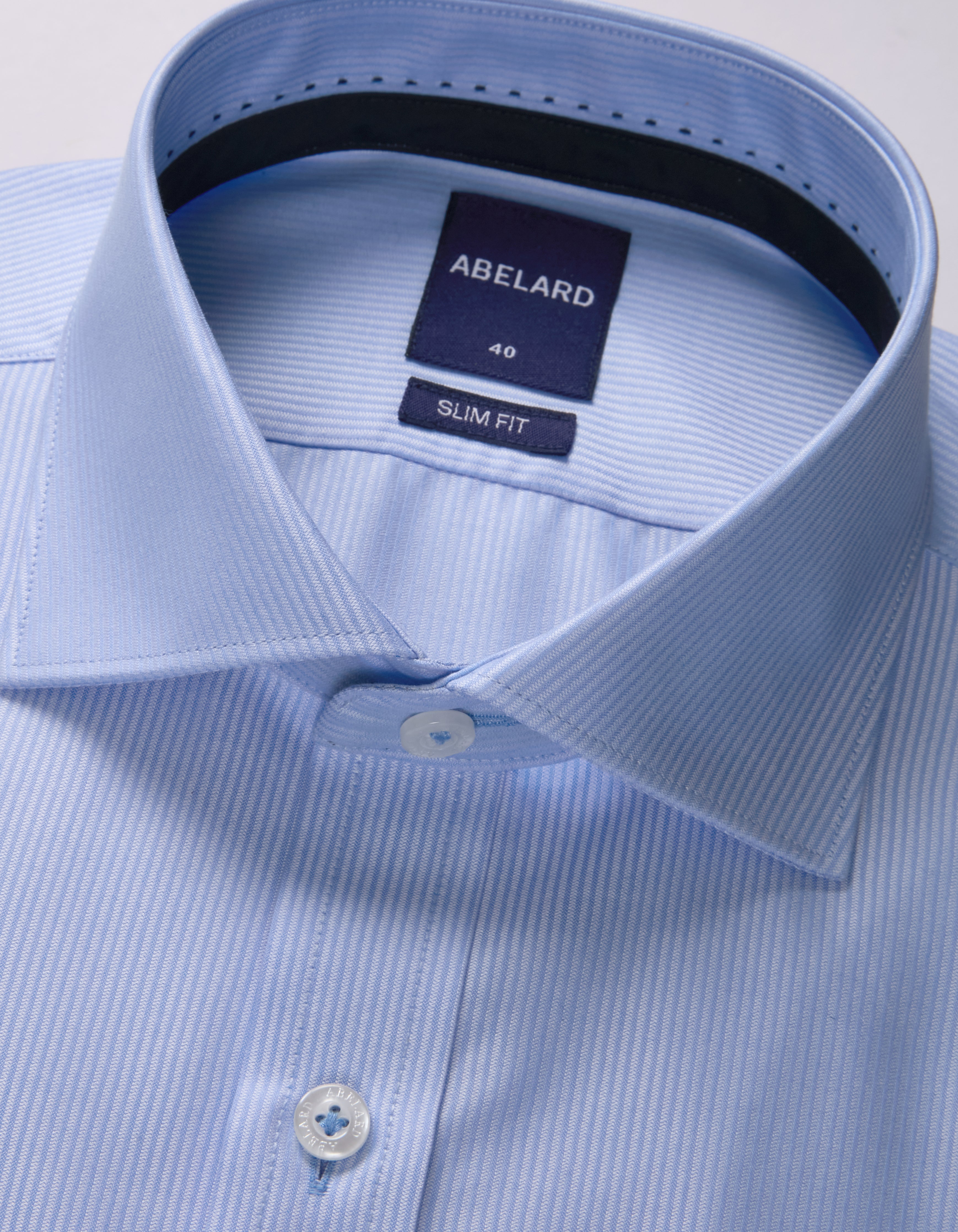 PASSO GIAU 2 PLY SELF STRIPE SLIM FIT