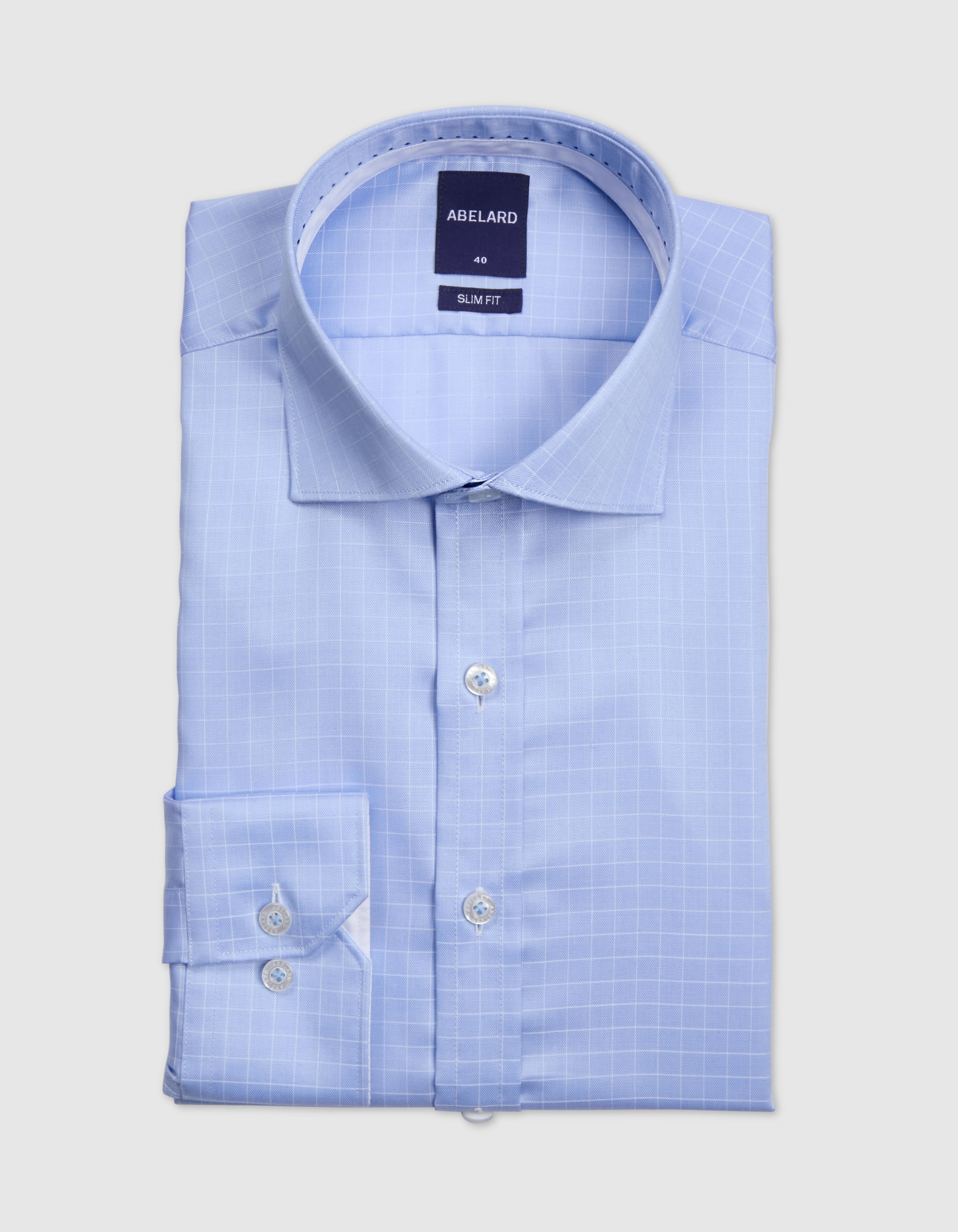 CRODA 2 PLY SUPERFINE CHECK SLIM FIT