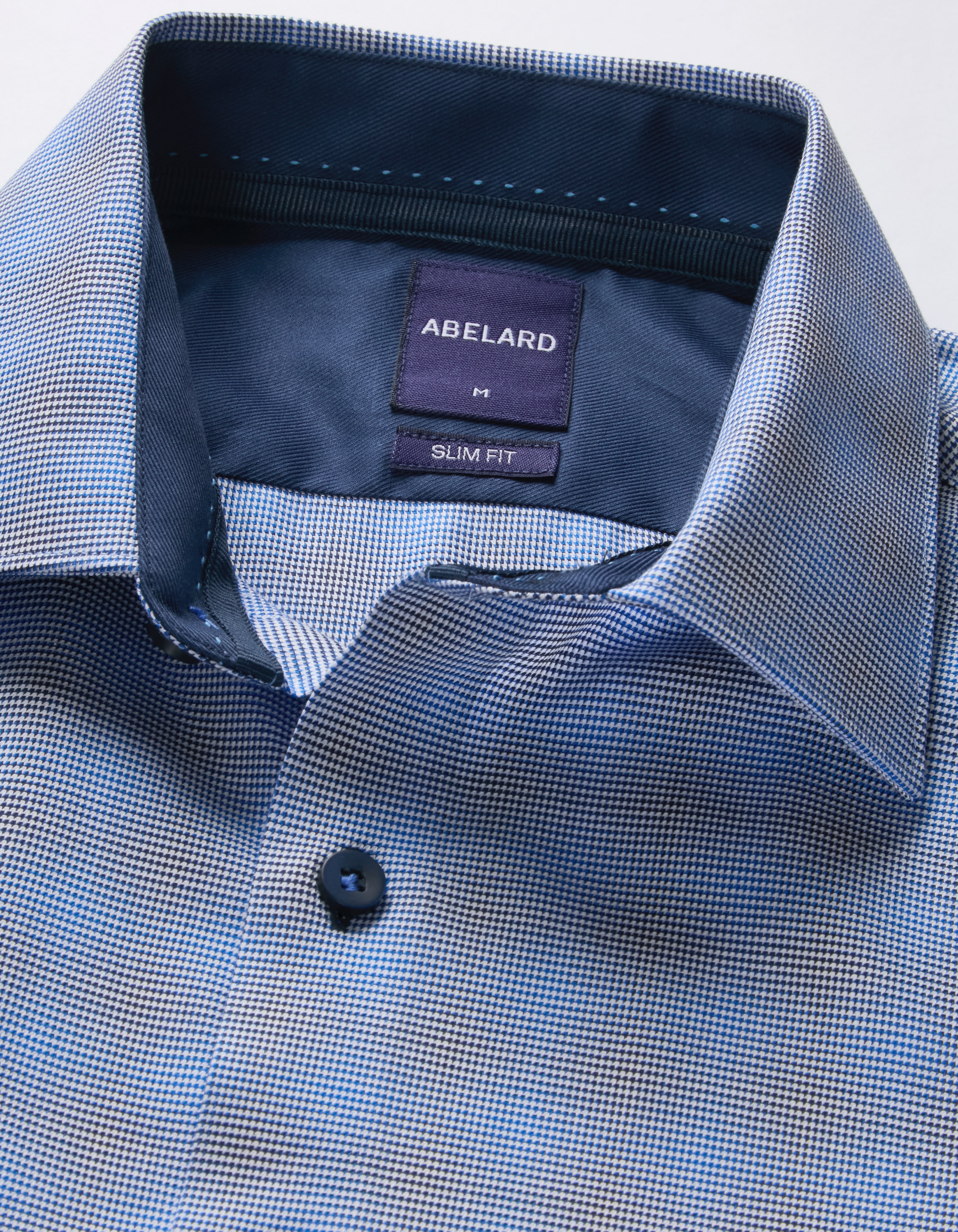 ANCONA OMBRE CHECK SLIM FIT SHIRT