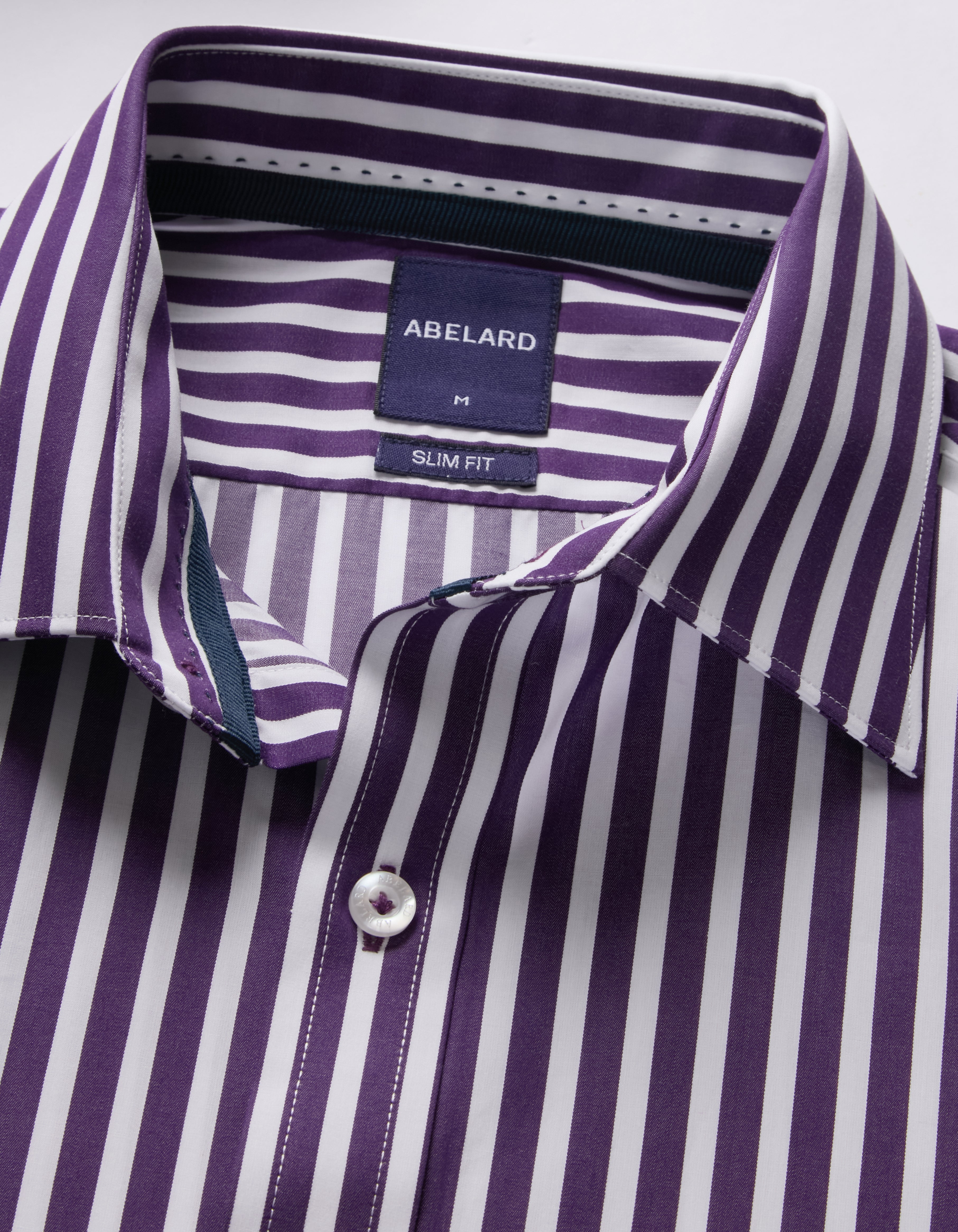VARESE SATIN STRIPE SLIM FIT SHIRT