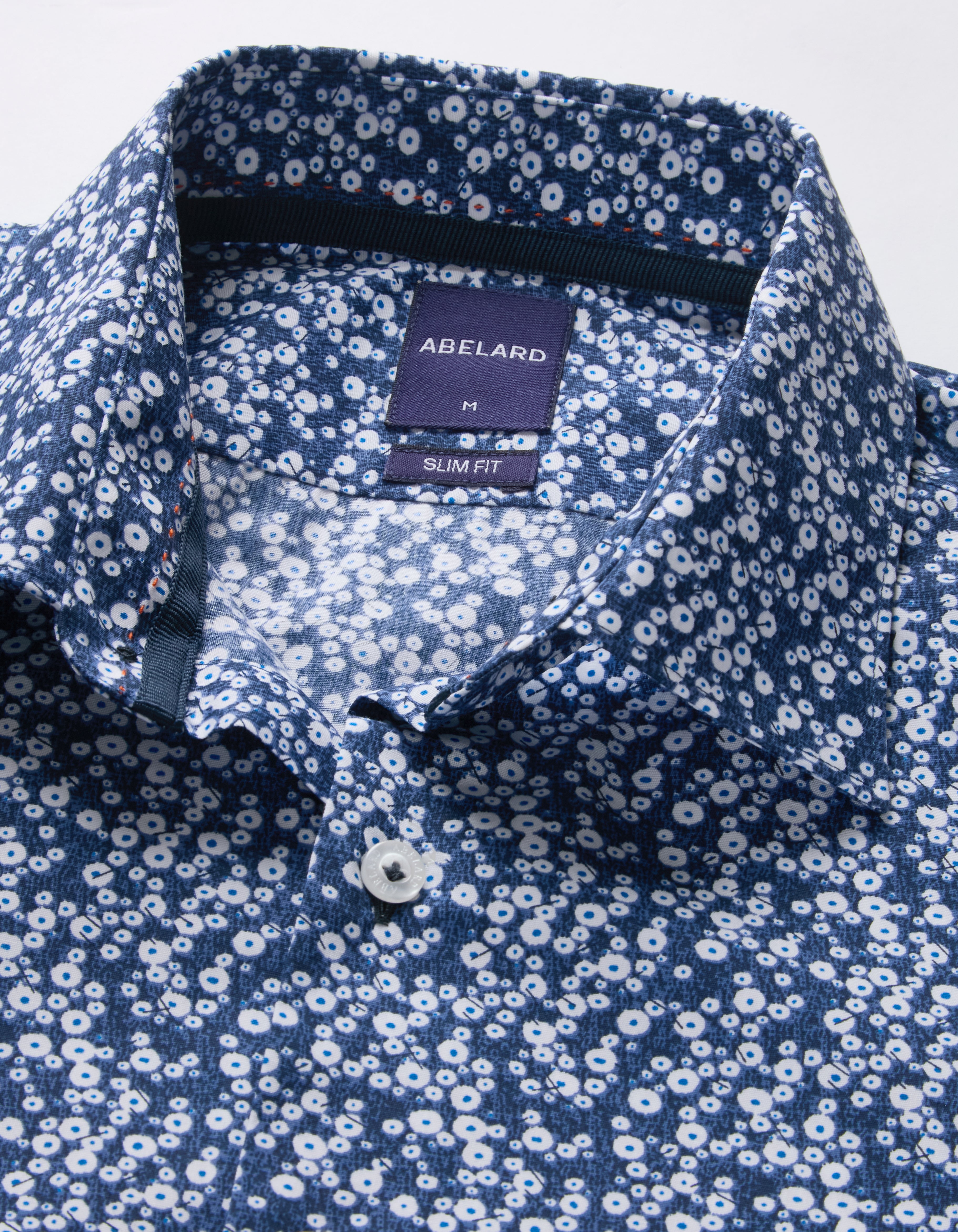 BRESCIA BUBBLE PRINT SLIM FIT SHIRT