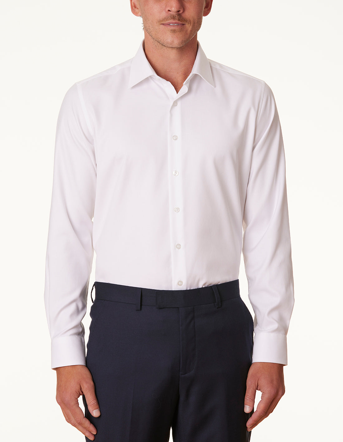 2 PLY LUXURY TWILL SLIM FIT SHIRT