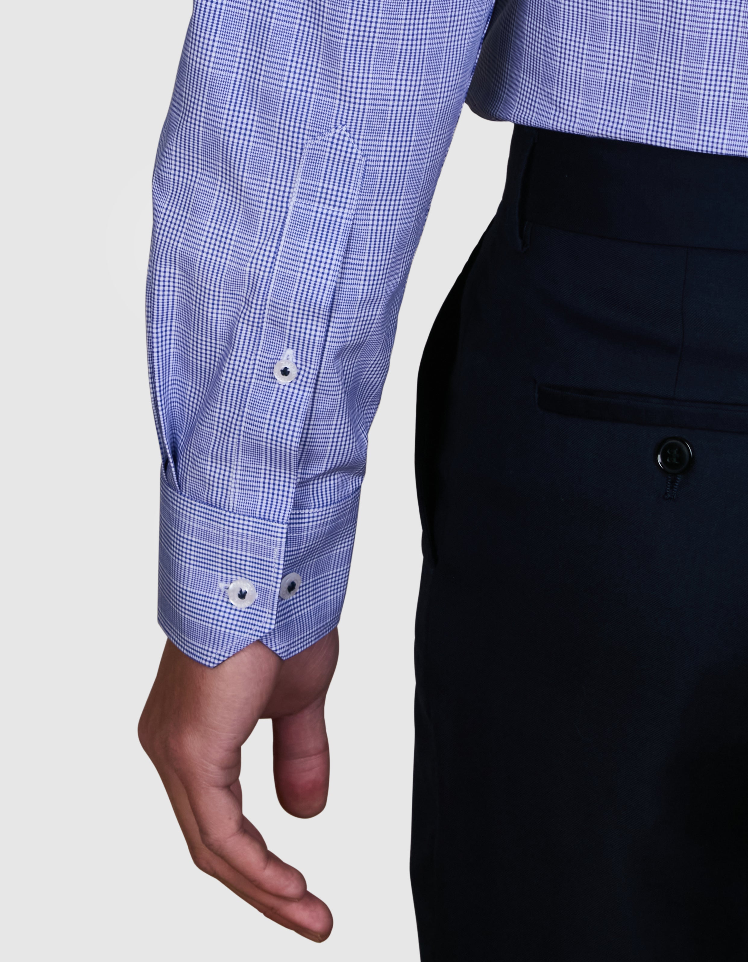 SANTA CROCE CHECK - NAVY