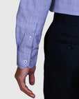 SANTA CROCE CHECK - NAVY