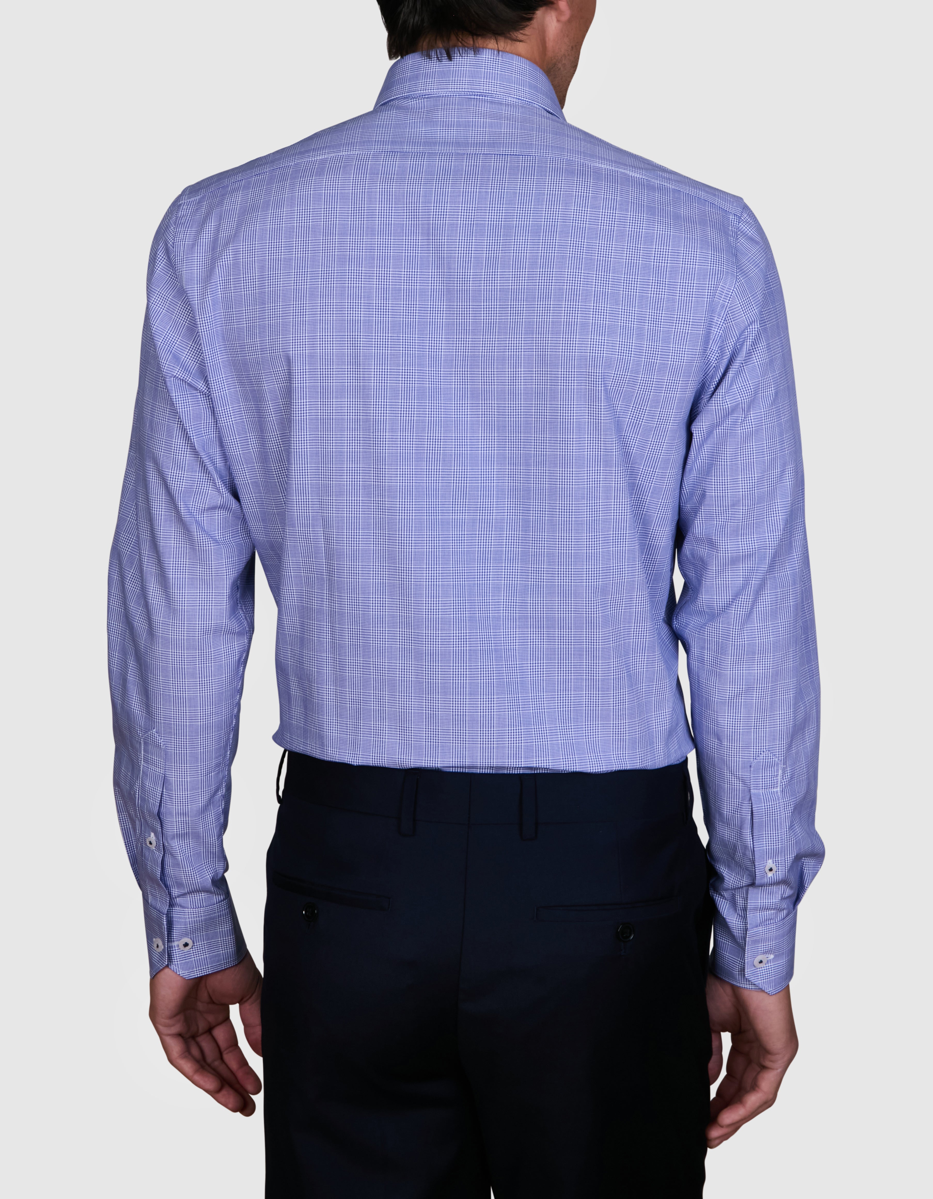 SANTA CROCE CHECK - NAVY