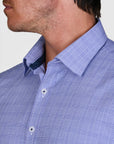 SANTA CROCE CHECK - NAVY