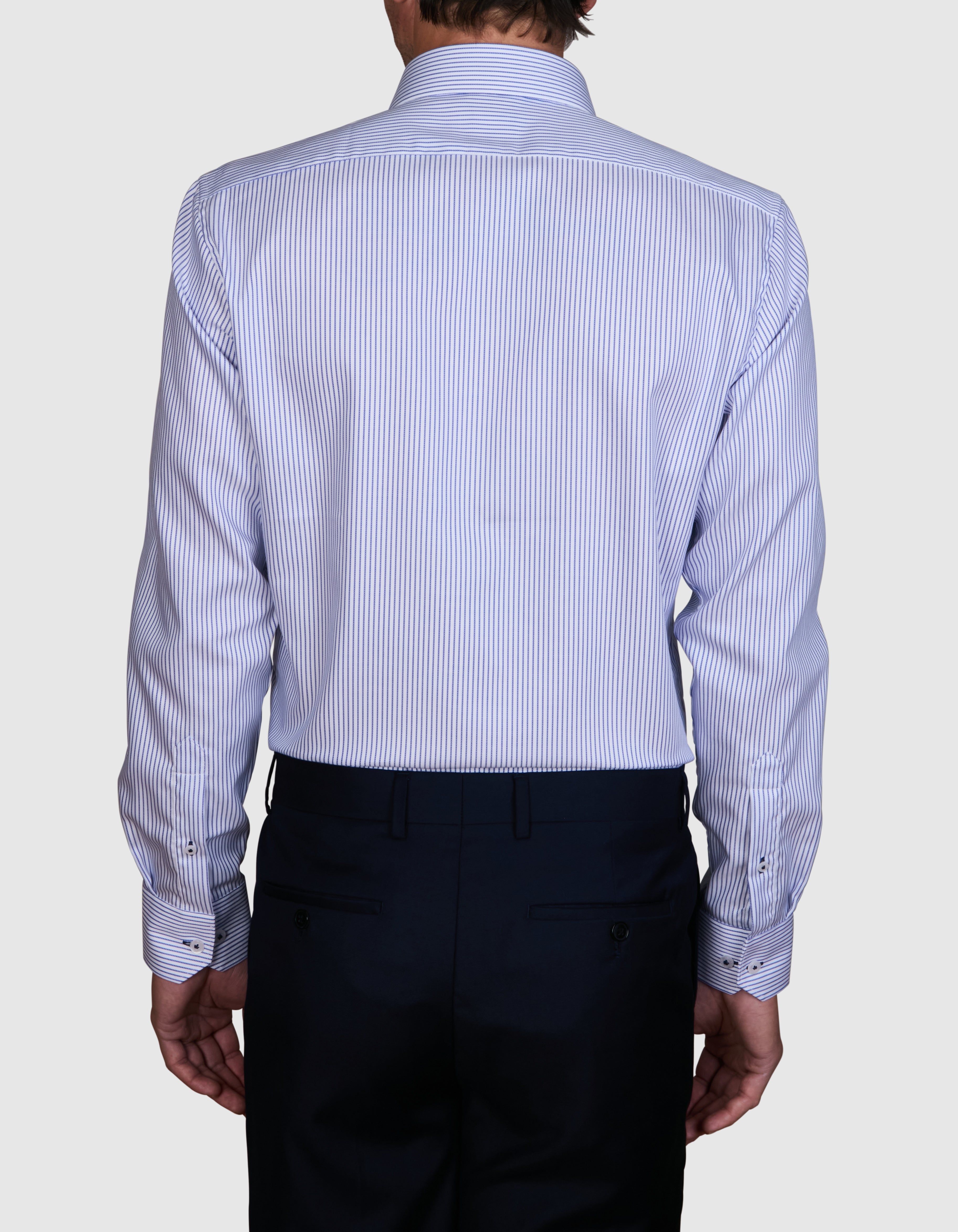 LERICI HERRINGBONE STRIPE - ROYAL