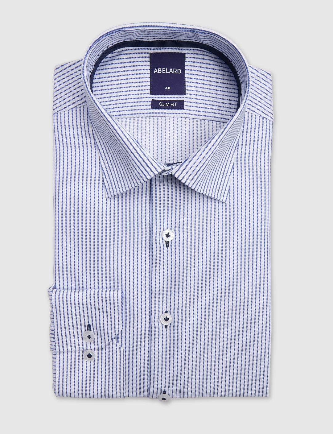 LERICI HERRINGBONE STRIPE - ROYAL