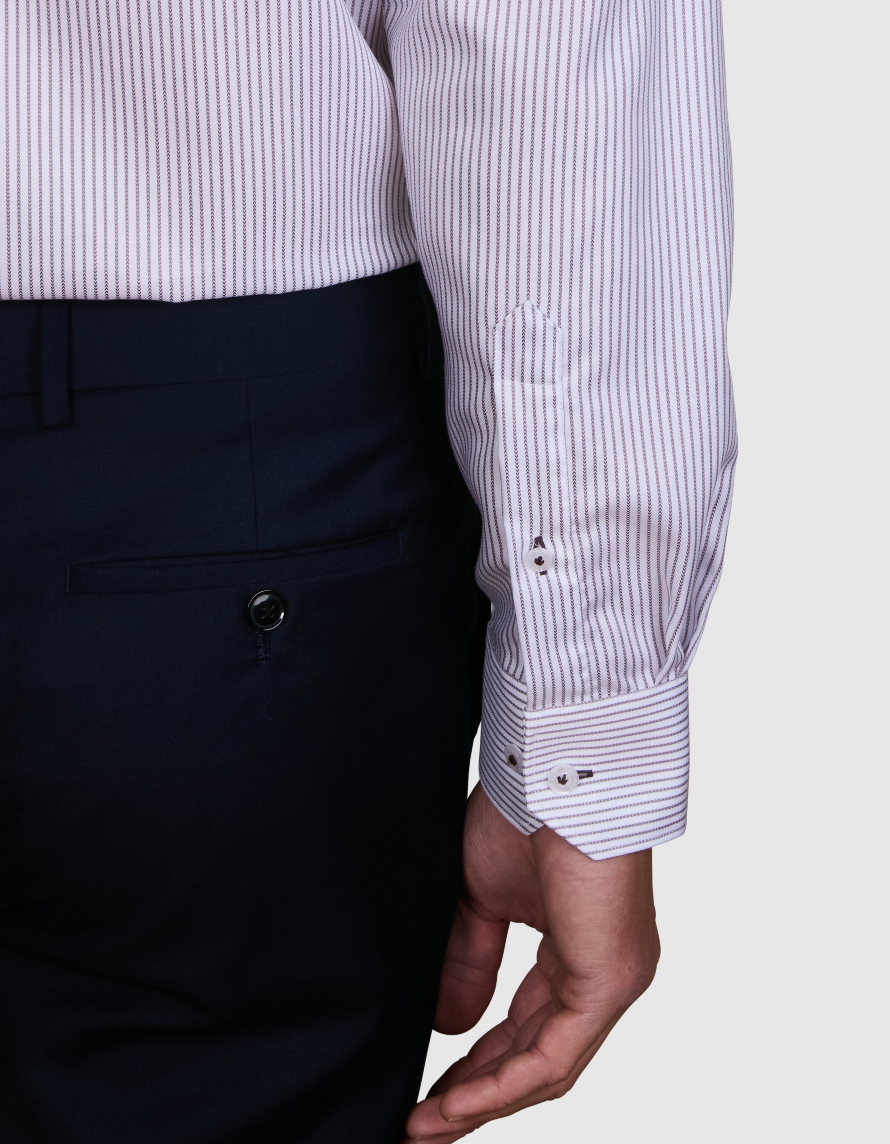LERICI HERRINGBONE STRIPE - SAND