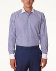 LONDRES STRIPE FRENCH CUFF SLIM FIT SHIRT