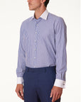 LONDRES STRIPE FRENCH CUFF SLIM FIT SHIRT