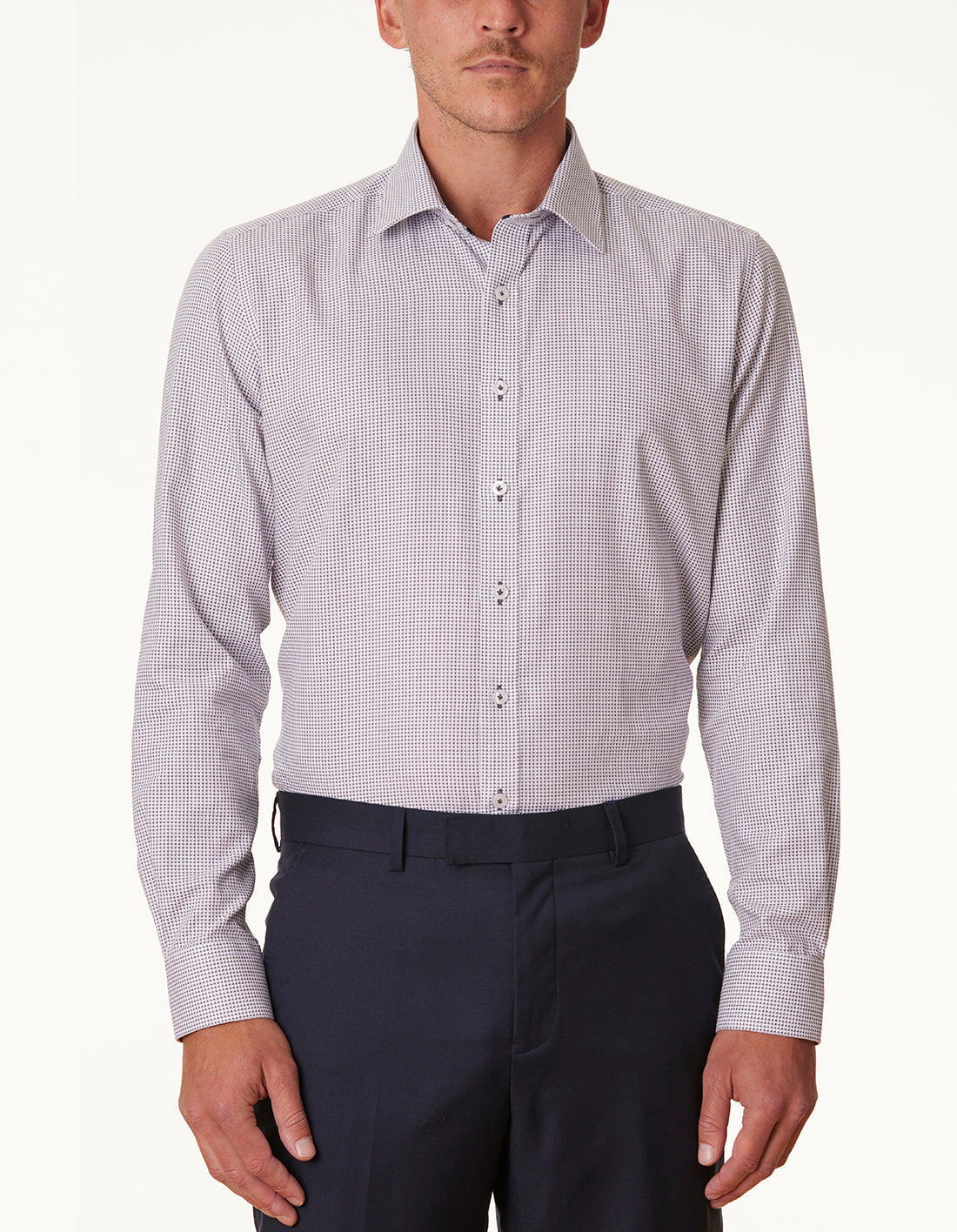 PALAZZO PUPPYTOOTH SLIM FIT SHIRT