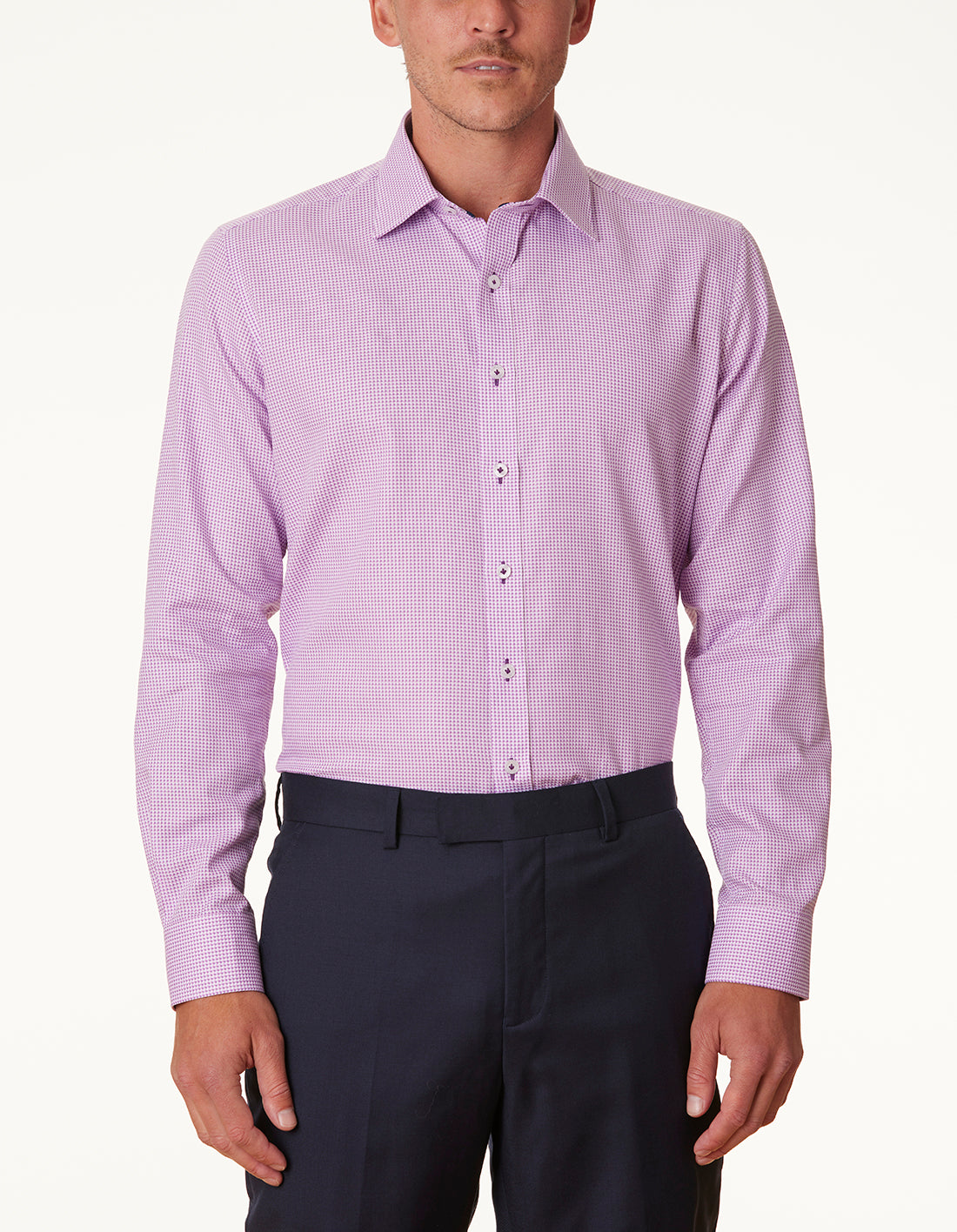 PALAZZO PUPPYTOOTH - VIOLET