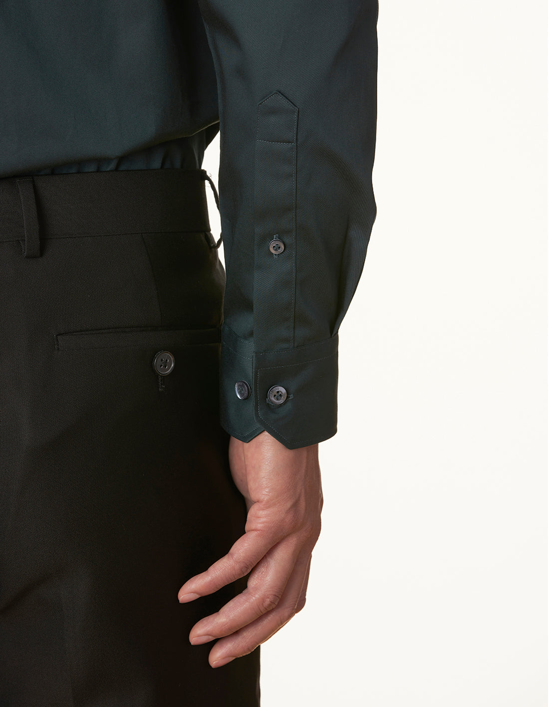 SPOLTORE SATEEN SLIM FIT SHIRT