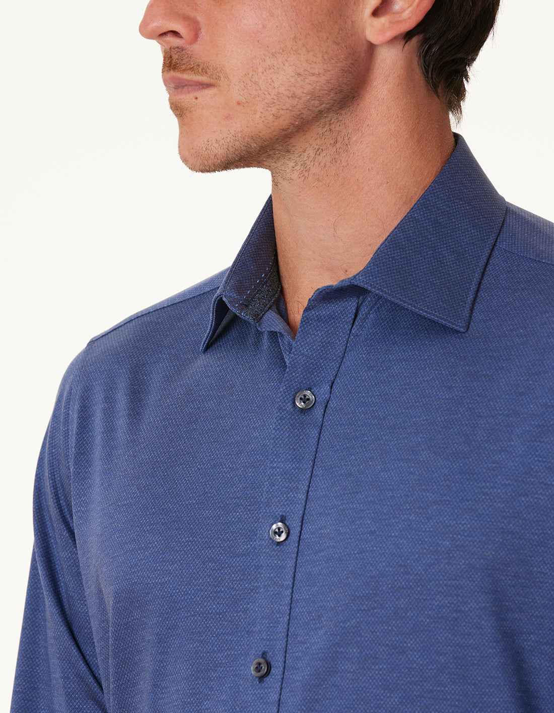 RICCIONE KNIT SLIM FIT SHIRT