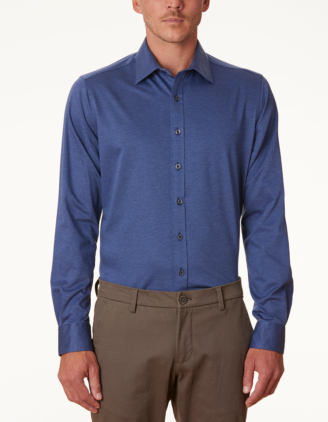 RICCIONE KNIT SLIM FIT SHIRT