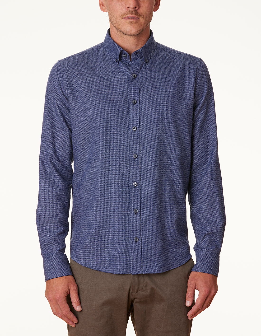 PINETO MELANGE PUPPYTOOTH - INDIGO
