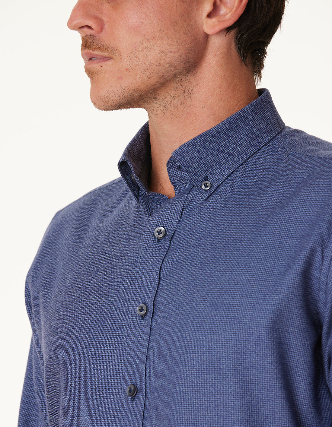 PINETO MELANGE PUPPYTOOTH - INDIGO
