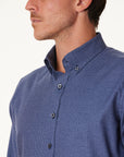 PINETO MELANGE PUPPYTOOTH - INDIGO