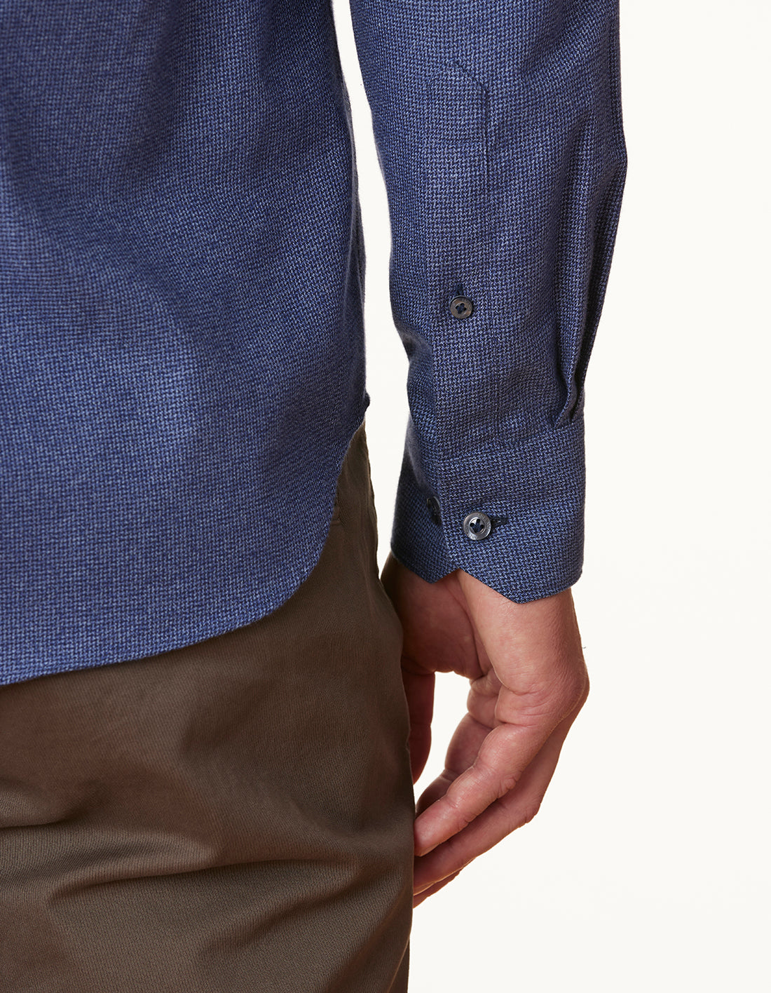 PINETO MELANGE PUPPYTOOTH - INDIGO