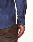 PINETO MELANGE PUPPYTOOTH - INDIGO