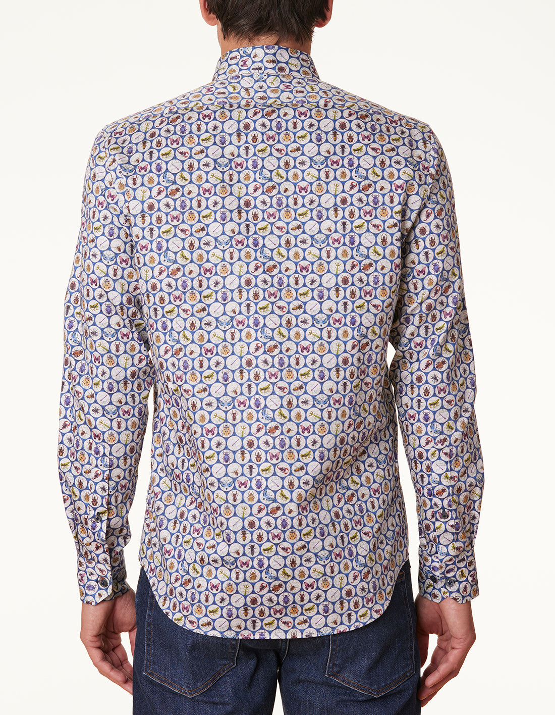 RIMINI BUG PRINT - BLUE MULTI