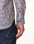RIMINI BUG PRINT - BLUE MULTI