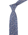 ANENOME FLORAL PRINT TIE - PINK/NAVY