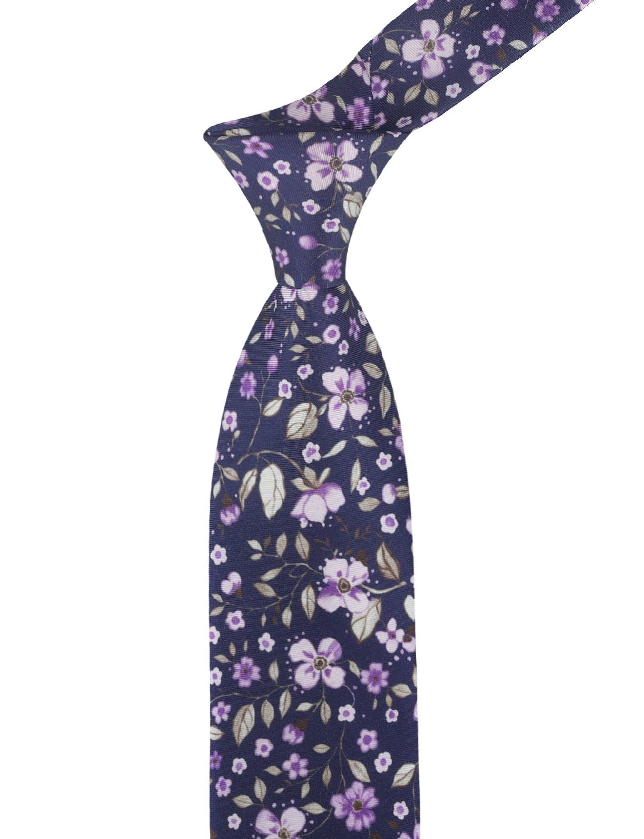 FOLRIBUNDA PRINT TIE - VIOLET
