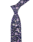 FOLRIBUNDA PRINT TIE - VIOLET