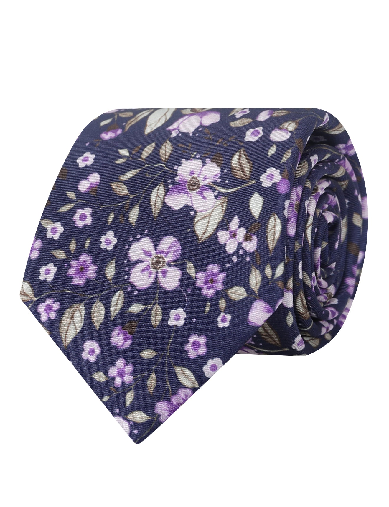 FOLRIBUNDA PRINT TIE - VIOLET