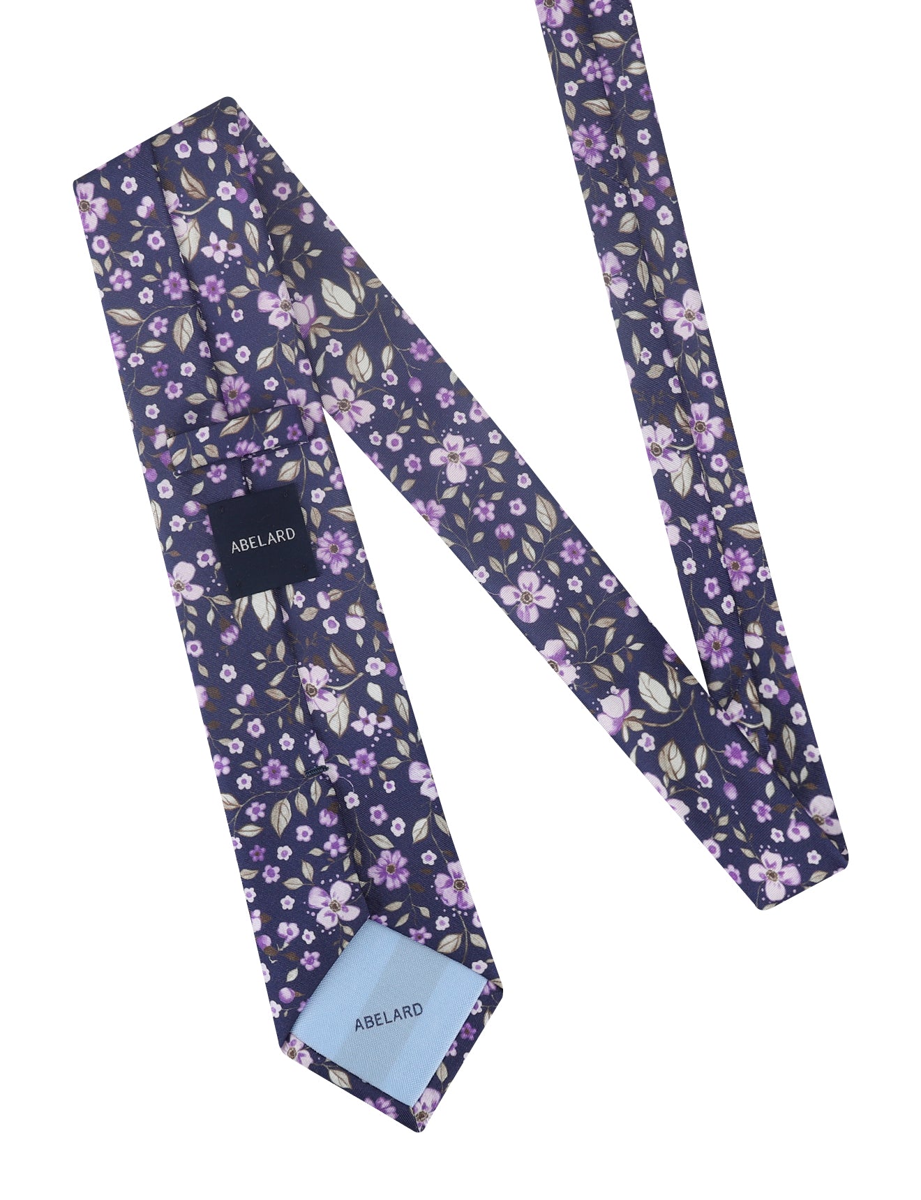 FOLRIBUNDA PRINT TIE - VIOLET