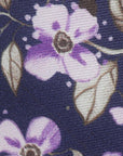 FOLRIBUNDA PRINT TIE - VIOLET