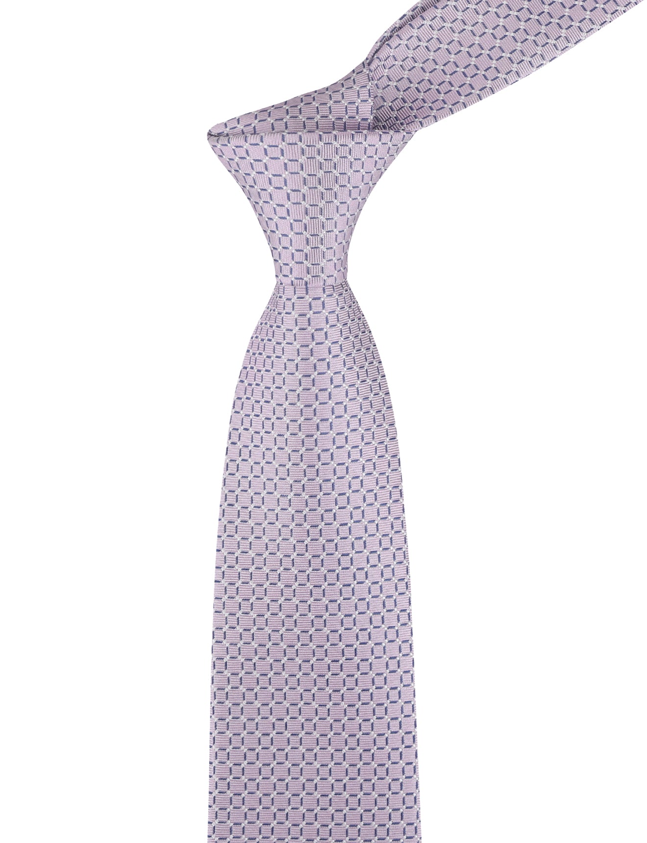 SEMI SOLID DIAMOND TIE - LILAC