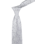 SPECKLED SOLID TIE - PALE GREY