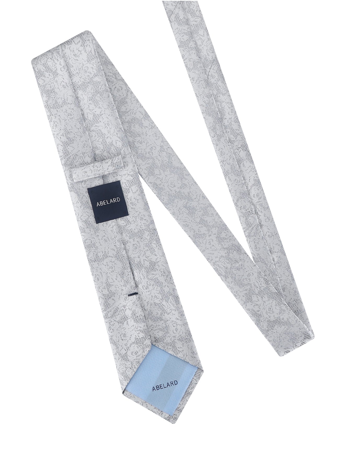 SPECKLED SOLID TIE - PALE GREY