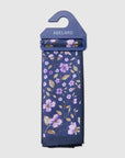 FLORIBUND A4 QTR POCKET SQUARE - VIOLET/NAVY