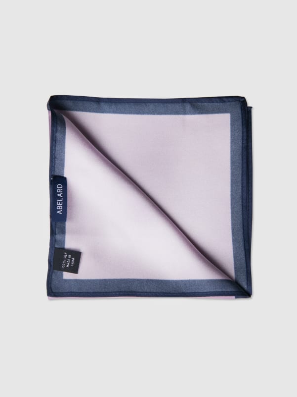 SOLID COLOUR BORDERED PRINT PKT SQUARE