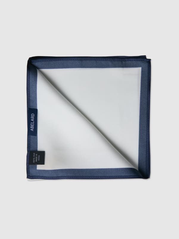 SOLID COLOUR BORDERED PRINT PKT SQUARE