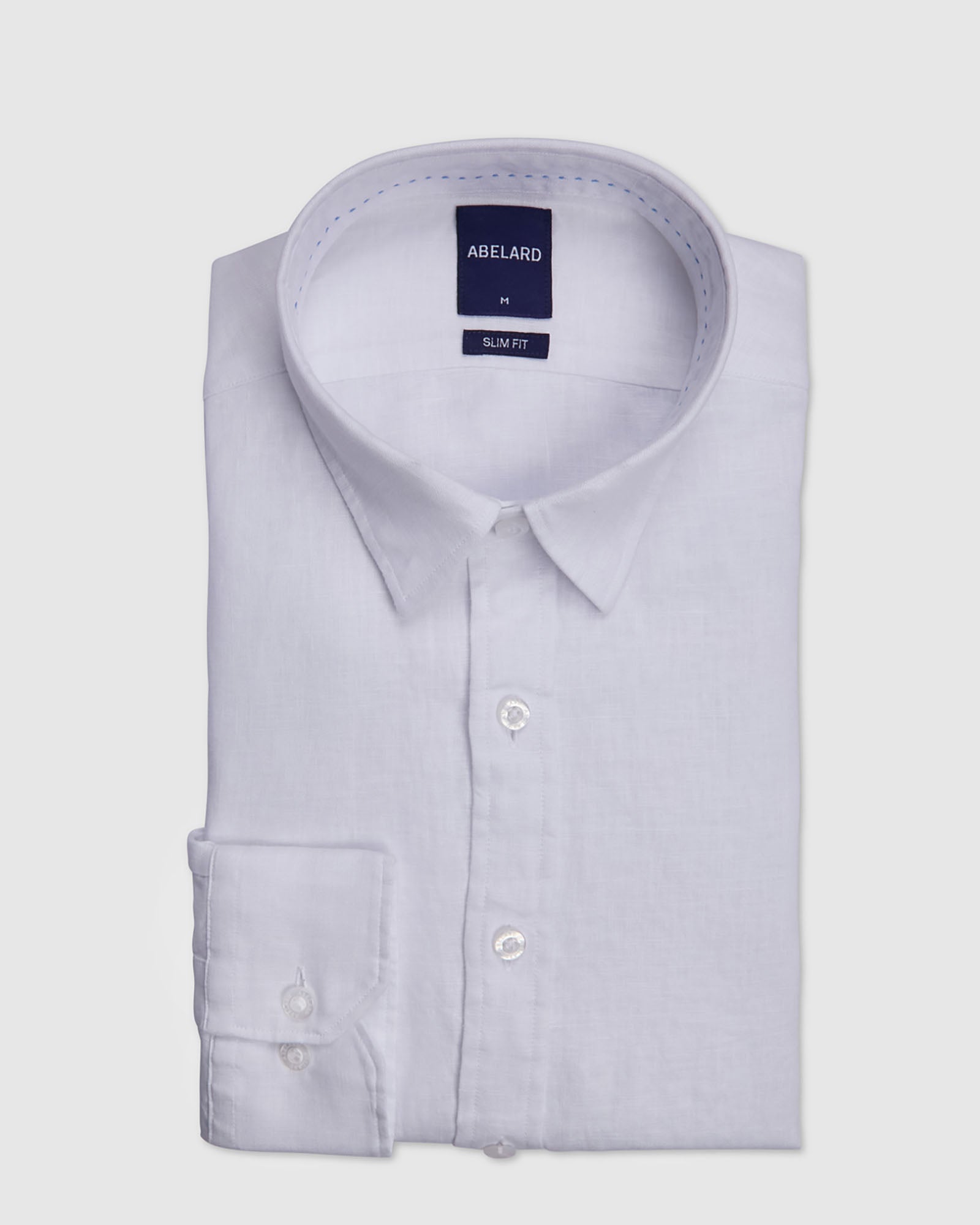 PURE LINEN SLIM - WHITE